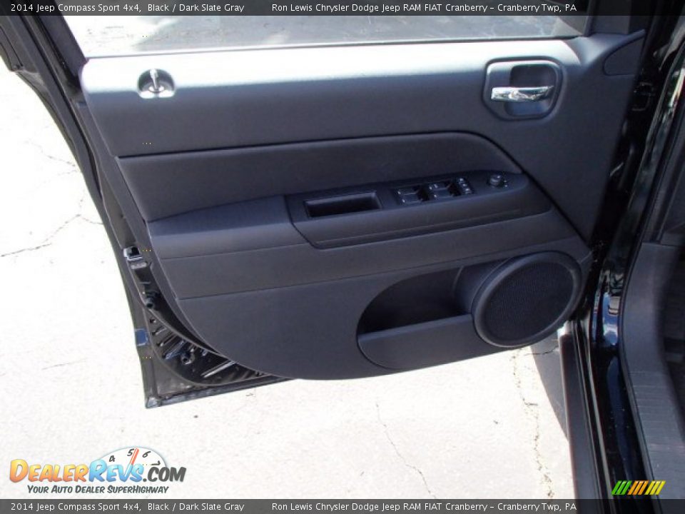 2014 Jeep Compass Sport 4x4 Black / Dark Slate Gray Photo #11