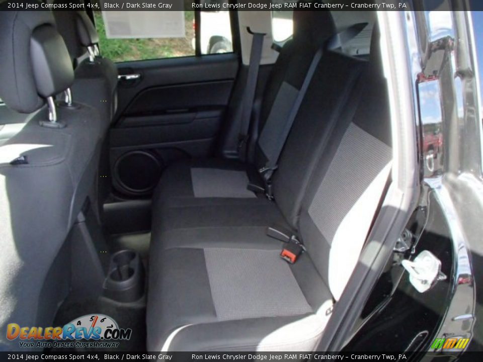 2014 Jeep Compass Sport 4x4 Black / Dark Slate Gray Photo #12