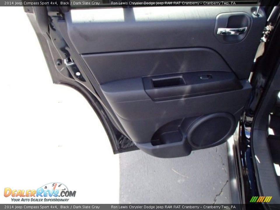 2014 Jeep Compass Sport 4x4 Black / Dark Slate Gray Photo #13