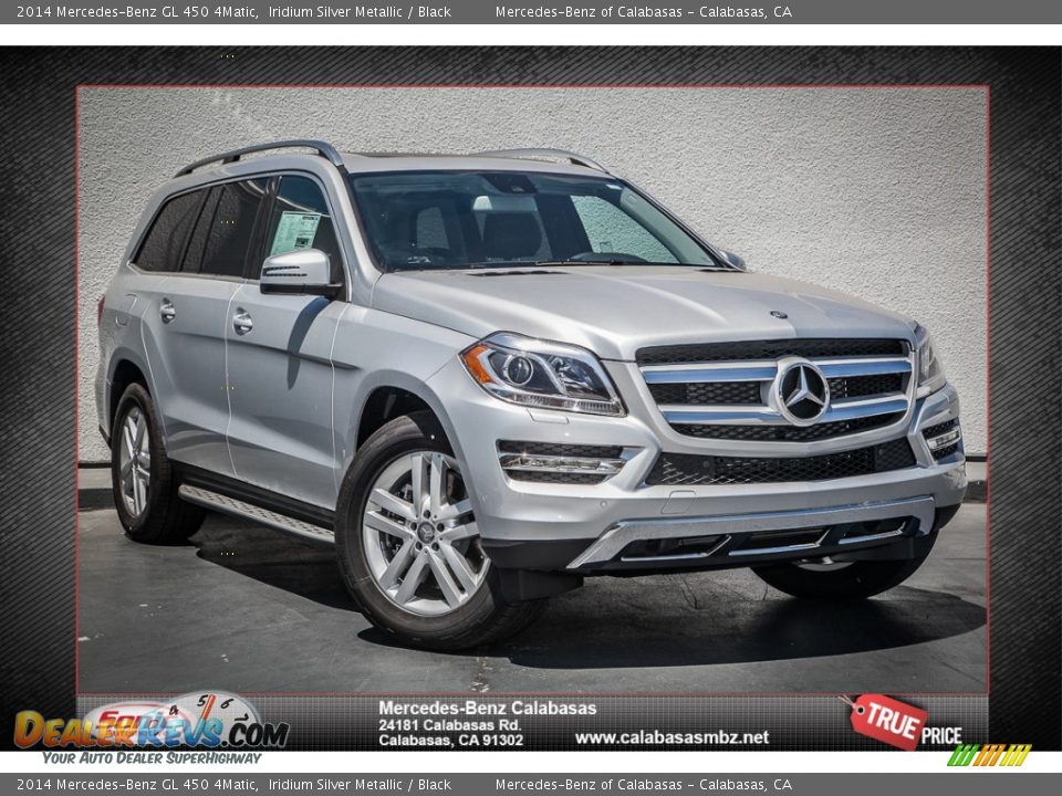 2014 Mercedes-Benz GL 450 4Matic Iridium Silver Metallic / Black Photo #1