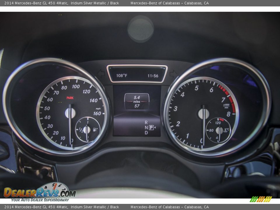 2014 Mercedes-Benz GL 450 4Matic Iridium Silver Metallic / Black Photo #6