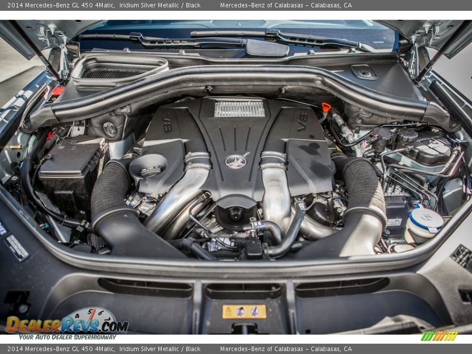 2014 Mercedes-Benz GL 450 4Matic Iridium Silver Metallic / Black Photo #9