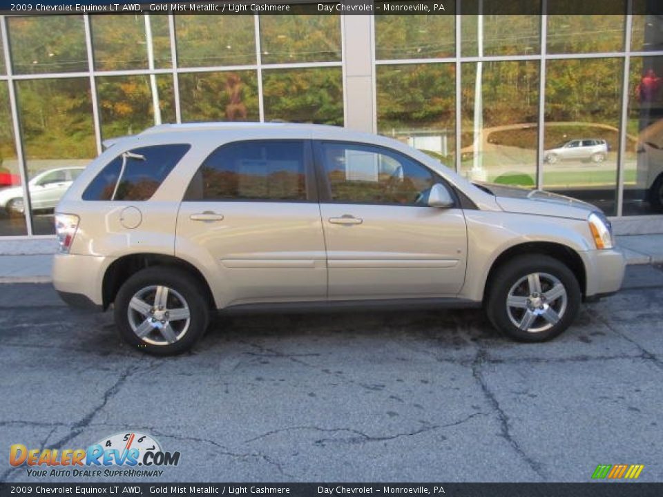 2009 Chevrolet Equinox LT AWD Gold Mist Metallic / Light Cashmere Photo #2