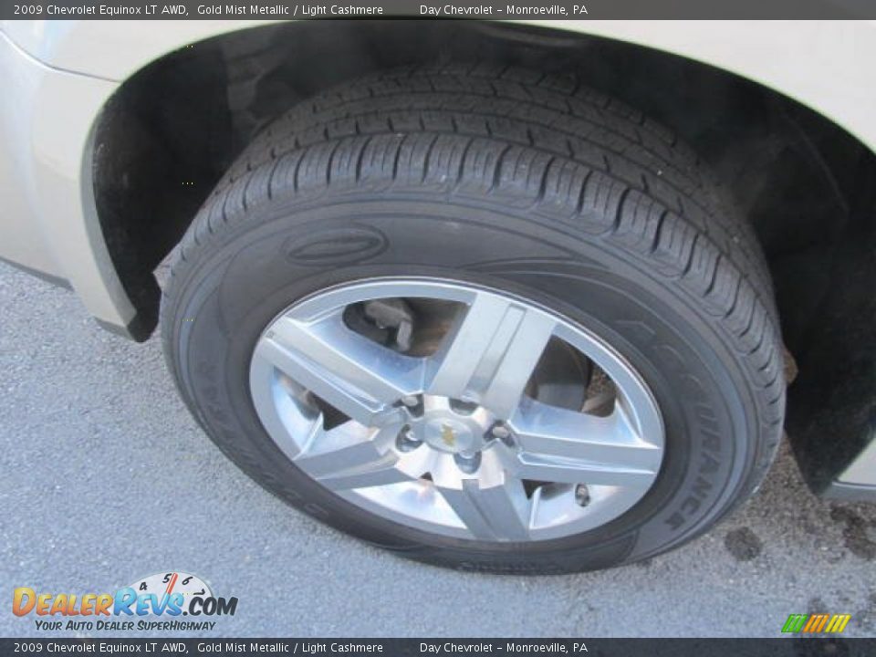 2009 Chevrolet Equinox LT AWD Gold Mist Metallic / Light Cashmere Photo #8