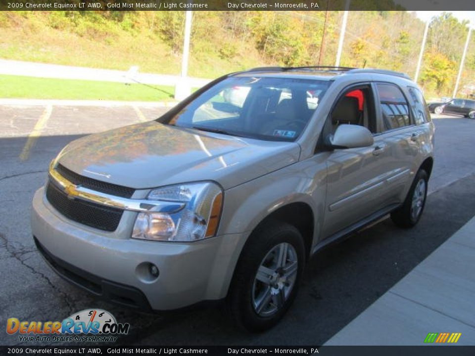 2009 Chevrolet Equinox LT AWD Gold Mist Metallic / Light Cashmere Photo #9