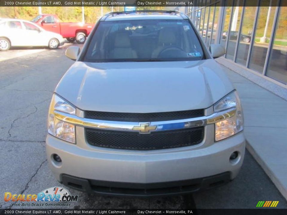 2009 Chevrolet Equinox LT AWD Gold Mist Metallic / Light Cashmere Photo #10