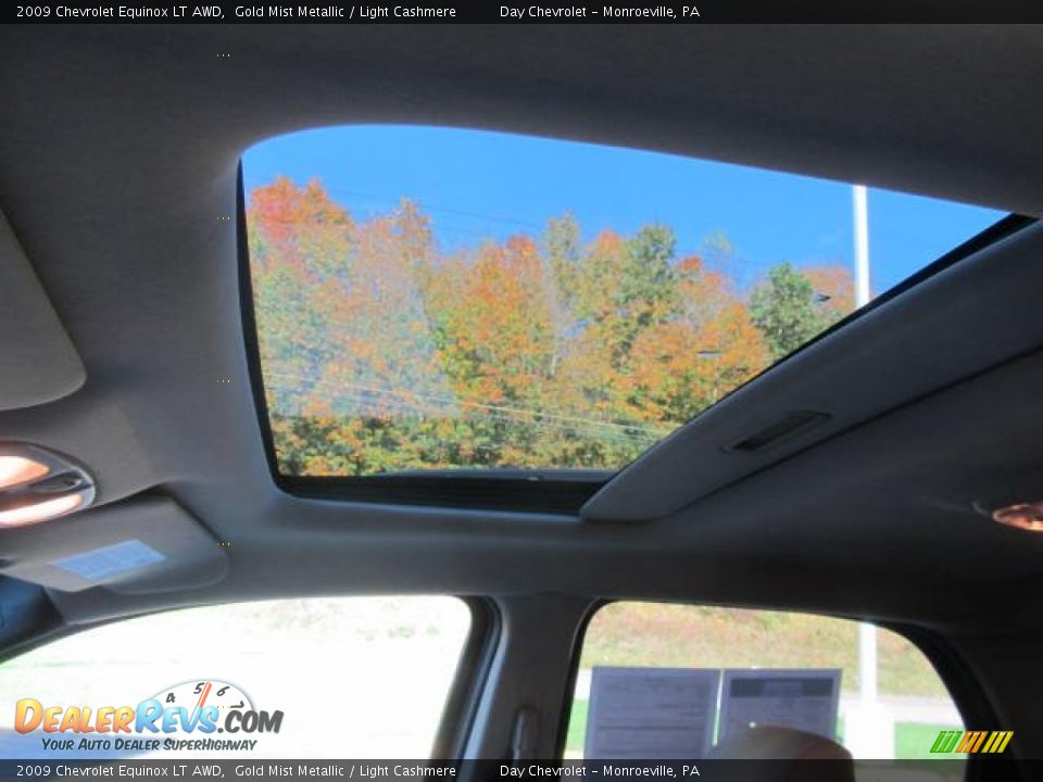 2009 Chevrolet Equinox LT AWD Gold Mist Metallic / Light Cashmere Photo #12