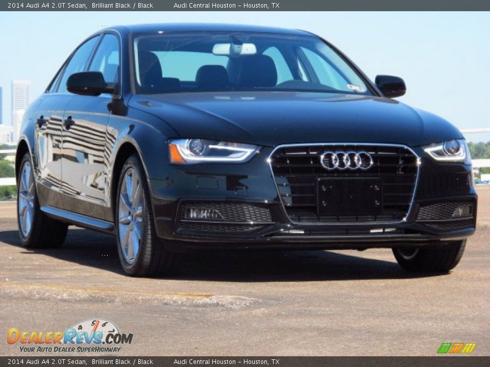2014 Audi A4 2.0T Sedan Brilliant Black / Black Photo #1