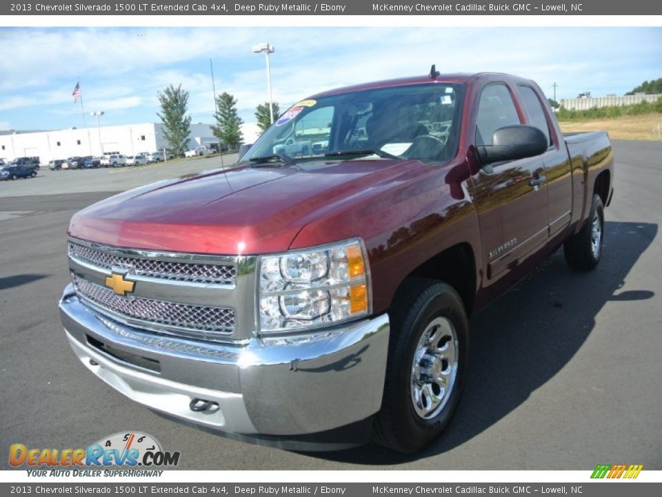 2013 Chevrolet Silverado 1500 LT Extended Cab 4x4 Deep Ruby Metallic / Ebony Photo #2