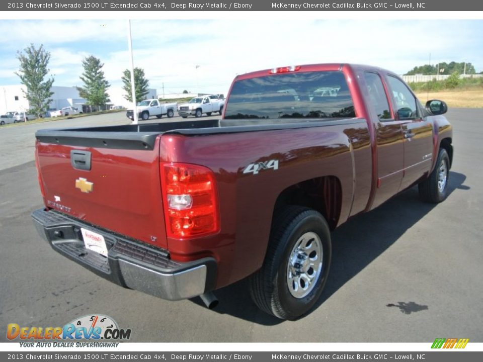 2013 Chevrolet Silverado 1500 LT Extended Cab 4x4 Deep Ruby Metallic / Ebony Photo #6