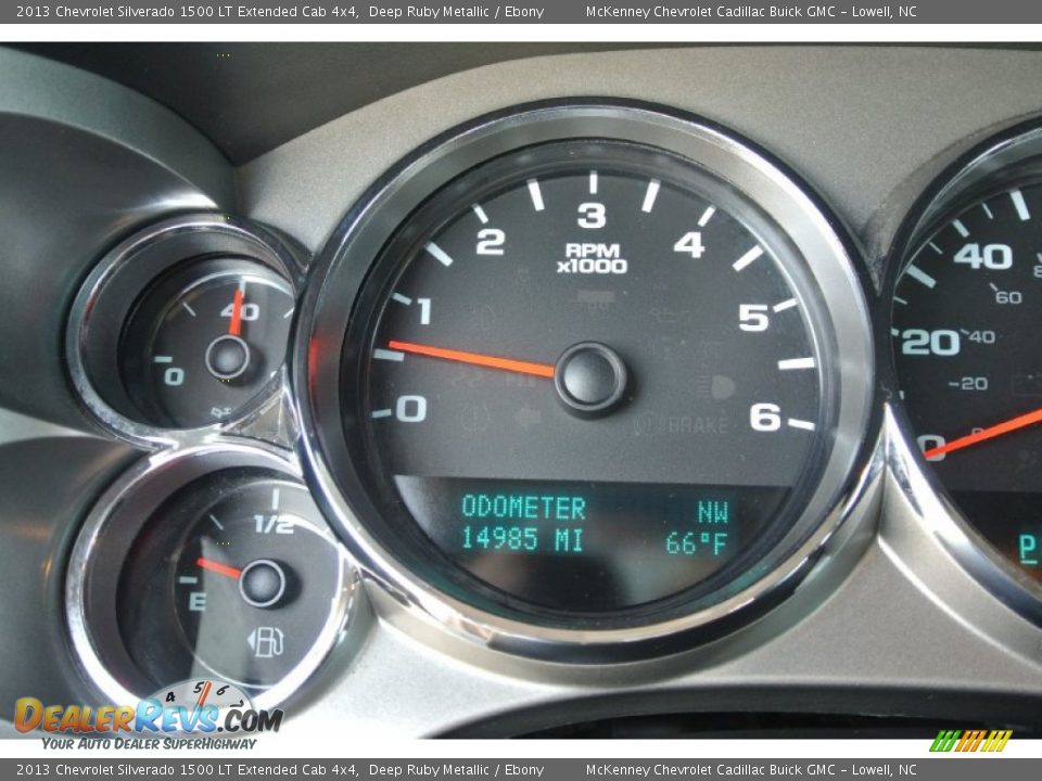 2013 Chevrolet Silverado 1500 LT Extended Cab 4x4 Deep Ruby Metallic / Ebony Photo #11