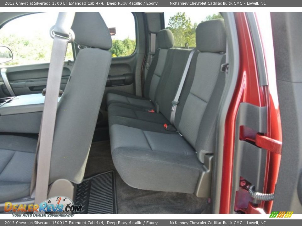 Rear Seat of 2013 Chevrolet Silverado 1500 LT Extended Cab 4x4 Photo #13