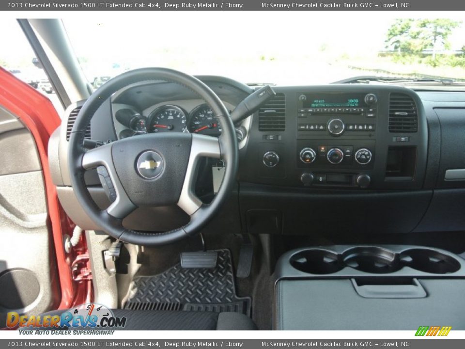 2013 Chevrolet Silverado 1500 LT Extended Cab 4x4 Deep Ruby Metallic / Ebony Photo #14