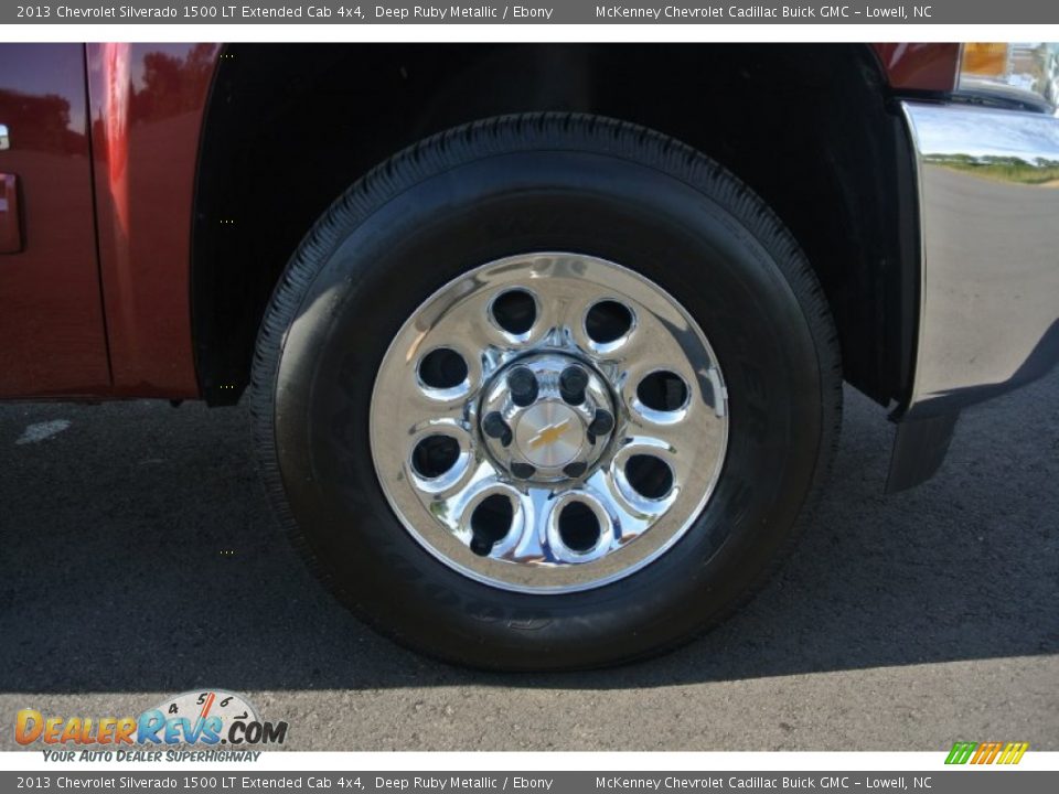 2013 Chevrolet Silverado 1500 LT Extended Cab 4x4 Deep Ruby Metallic / Ebony Photo #18