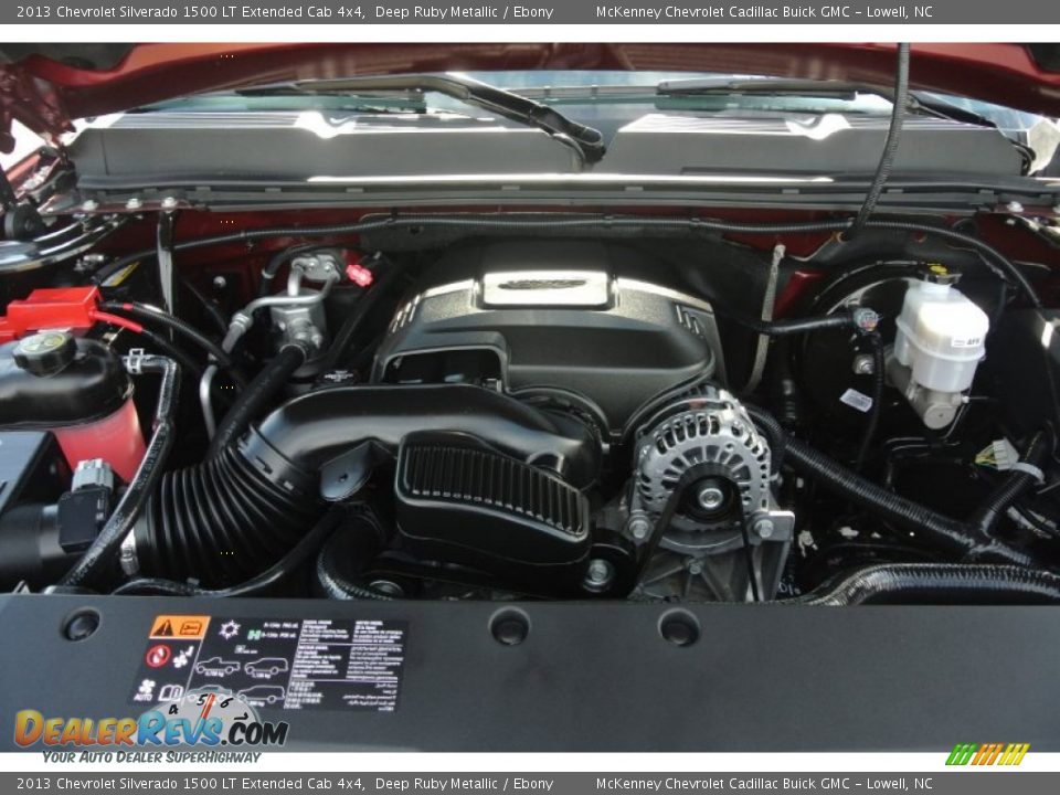 2013 Chevrolet Silverado 1500 LT Extended Cab 4x4 4.8 Liter OHV 16-Valve VVT Flex-Fuel Vortec V8 Engine Photo #19