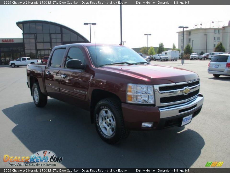 2009 Chevrolet Silverado 1500 LT Z71 Crew Cab 4x4 Deep Ruby Red Metallic / Ebony Photo #1
