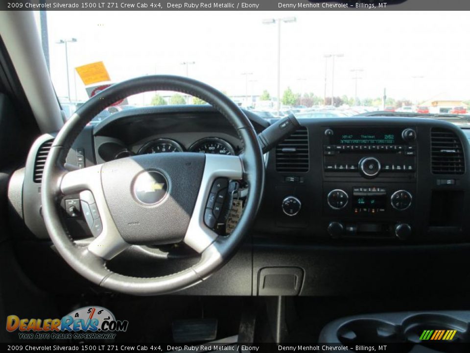 2009 Chevrolet Silverado 1500 LT Z71 Crew Cab 4x4 Deep Ruby Red Metallic / Ebony Photo #10