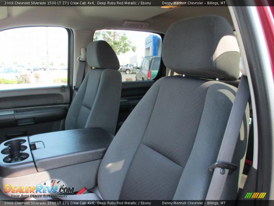 2009 Chevrolet Silverado 1500 LT Z71 Crew Cab 4x4 Deep Ruby Red Metallic / Ebony Photo #11