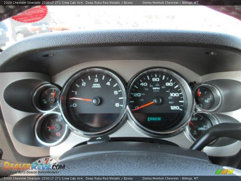 2009 Chevrolet Silverado 1500 LT Z71 Crew Cab 4x4 Deep Ruby Red Metallic / Ebony Photo #14