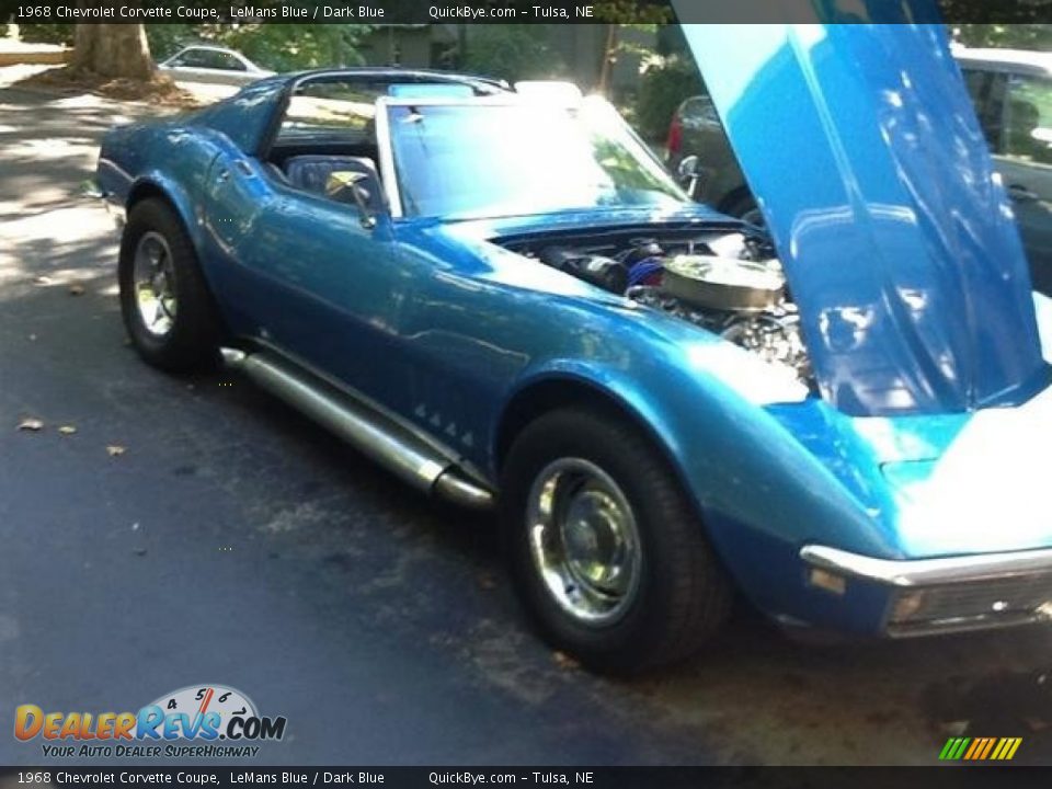 1968 Chevrolet Corvette Coupe LeMans Blue / Dark Blue Photo #2