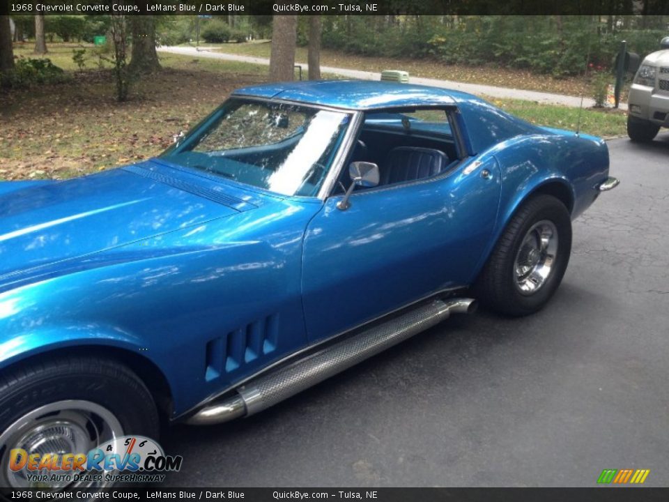 1968 Chevrolet Corvette Coupe LeMans Blue / Dark Blue Photo #4