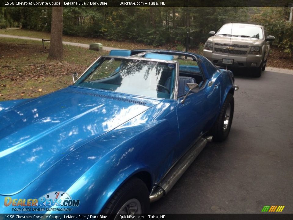 1968 Chevrolet Corvette Coupe LeMans Blue / Dark Blue Photo #5