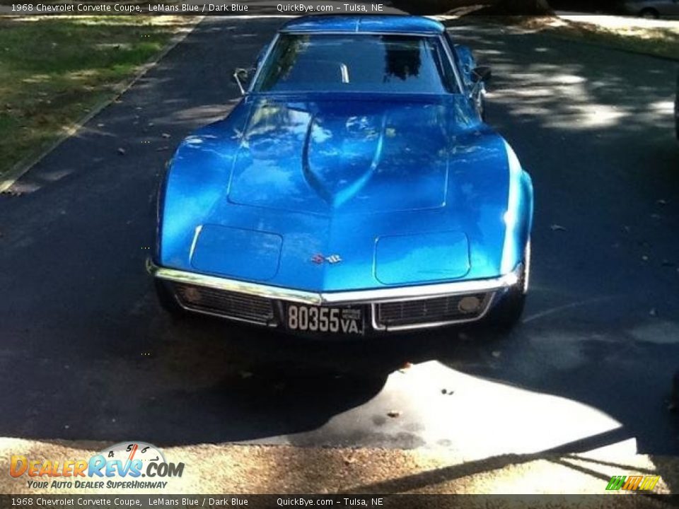 1968 Chevrolet Corvette Coupe LeMans Blue / Dark Blue Photo #7