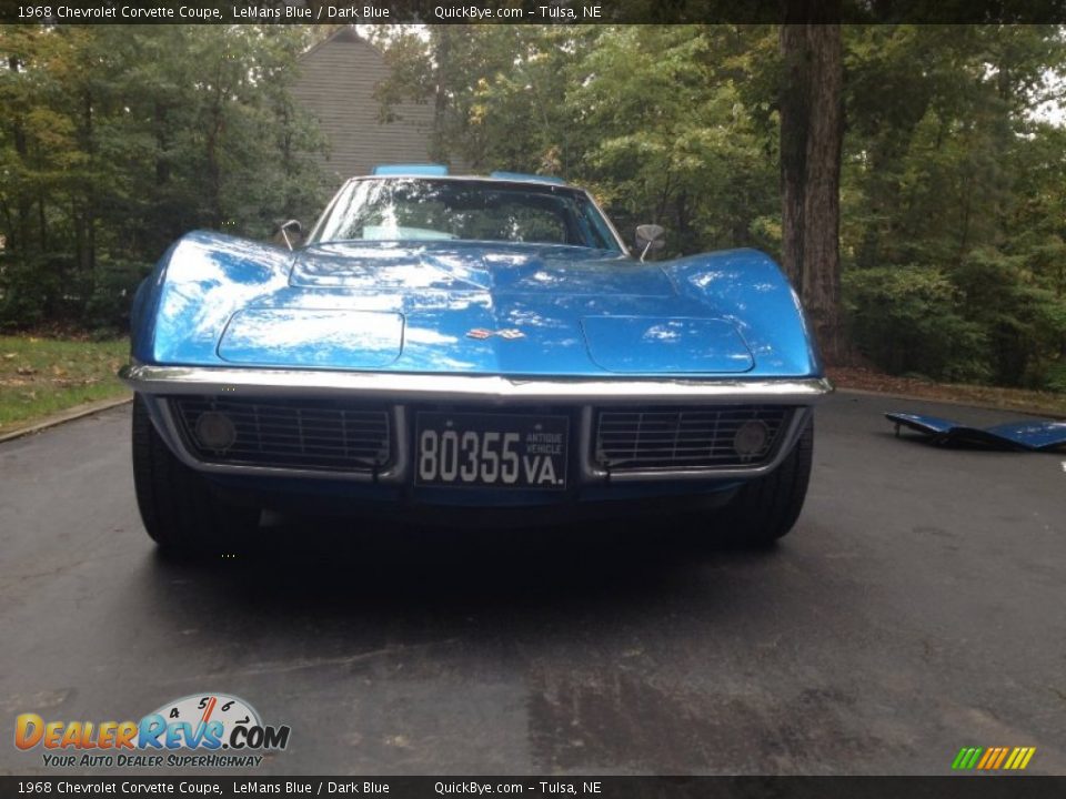 1968 Chevrolet Corvette Coupe LeMans Blue / Dark Blue Photo #10