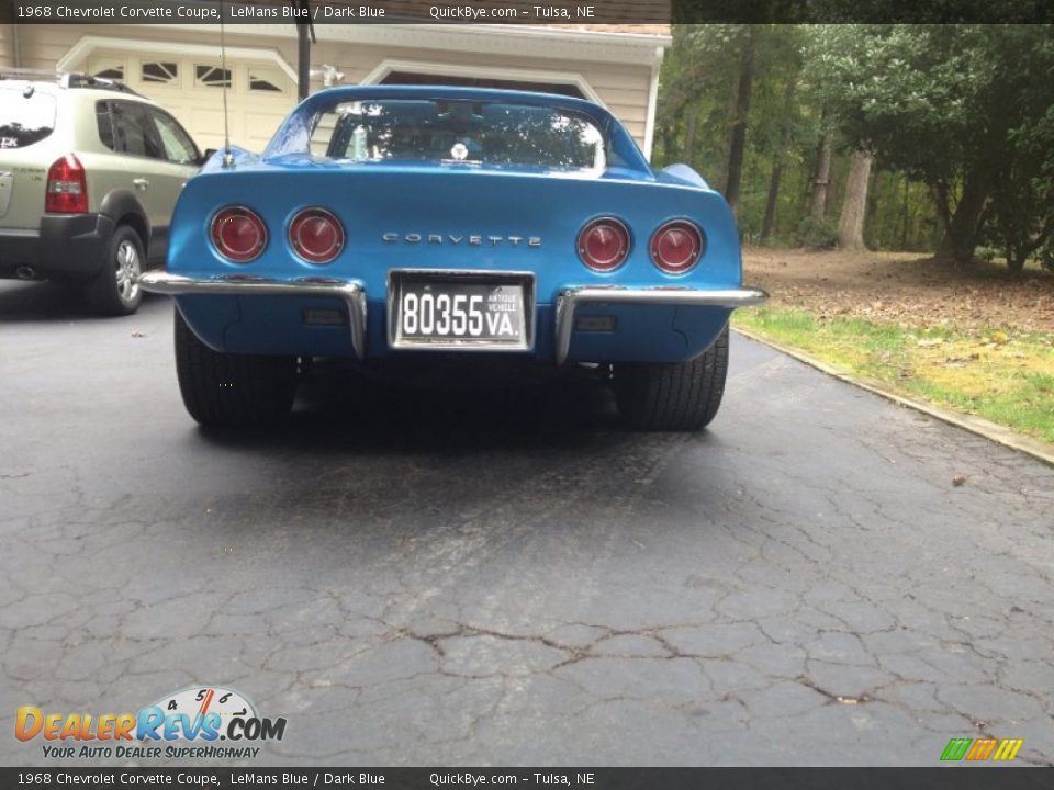 1968 Chevrolet Corvette Coupe LeMans Blue / Dark Blue Photo #13