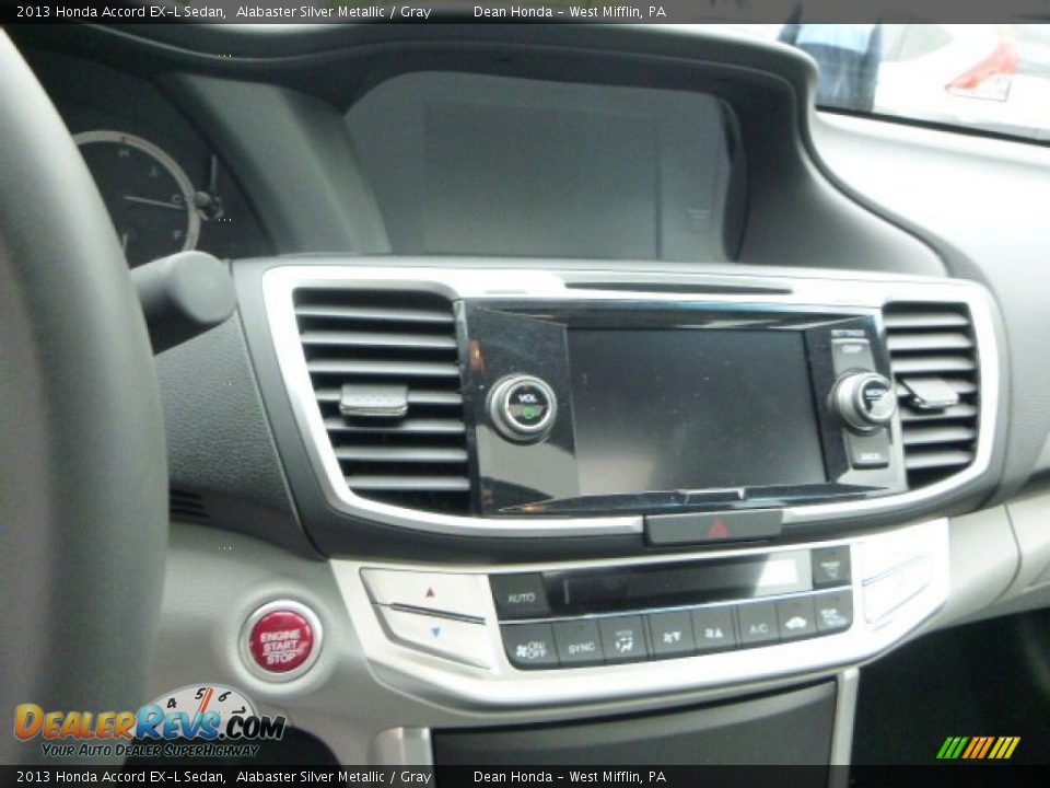 2013 Honda Accord EX-L Sedan Alabaster Silver Metallic / Gray Photo #18