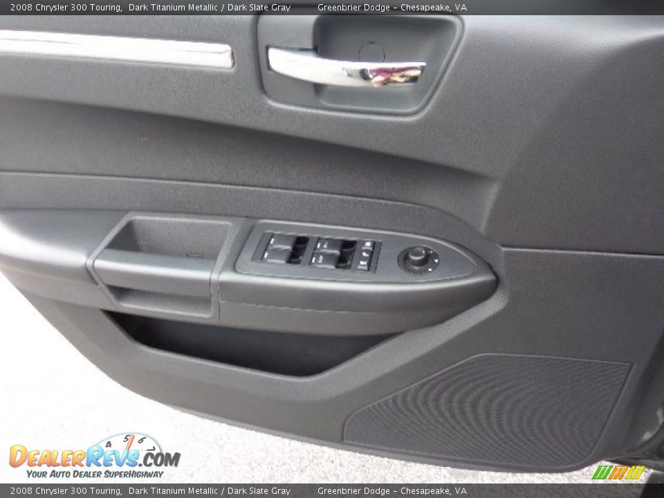 2008 Chrysler 300 Touring Dark Titanium Metallic / Dark Slate Gray Photo #7