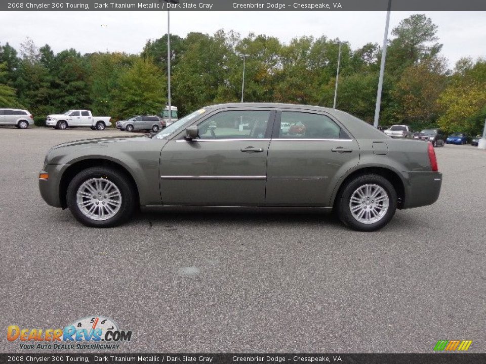 2008 Chrysler 300 Touring Dark Titanium Metallic / Dark Slate Gray Photo #9