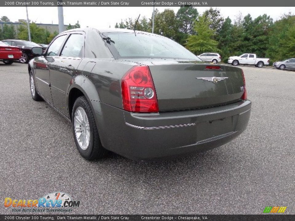 2008 Chrysler 300 Touring Dark Titanium Metallic / Dark Slate Gray Photo #10