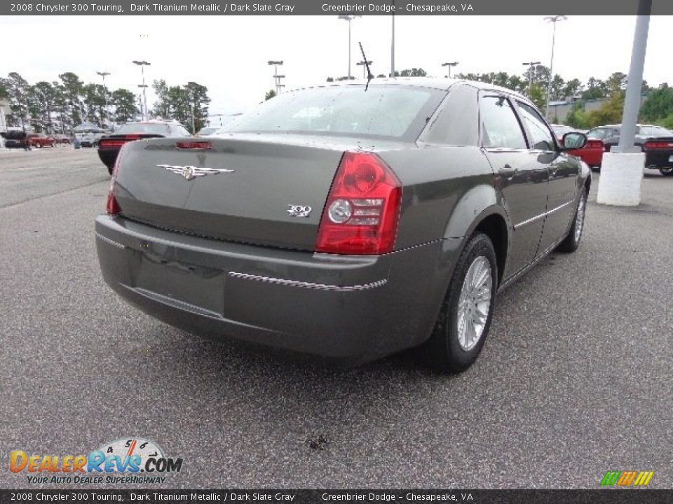 2008 Chrysler 300 Touring Dark Titanium Metallic / Dark Slate Gray Photo #11