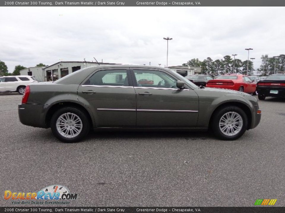 2008 Chrysler 300 Touring Dark Titanium Metallic / Dark Slate Gray Photo #12