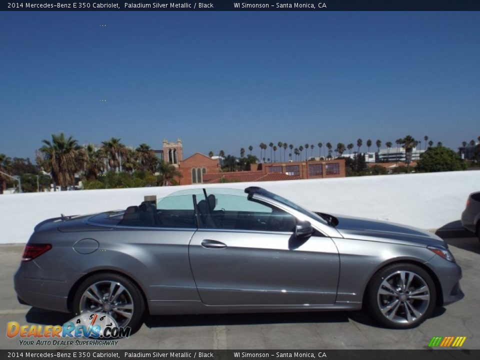 2014 Mercedes-Benz E 350 Cabriolet Paladium Silver Metallic / Black Photo #3