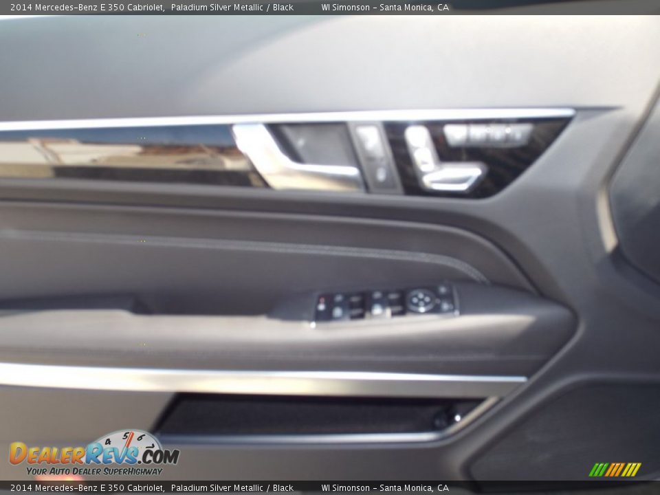 2014 Mercedes-Benz E 350 Cabriolet Paladium Silver Metallic / Black Photo #4