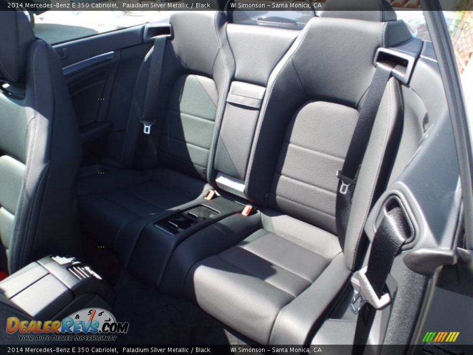2014 Mercedes-Benz E 350 Cabriolet Paladium Silver Metallic / Black Photo #6