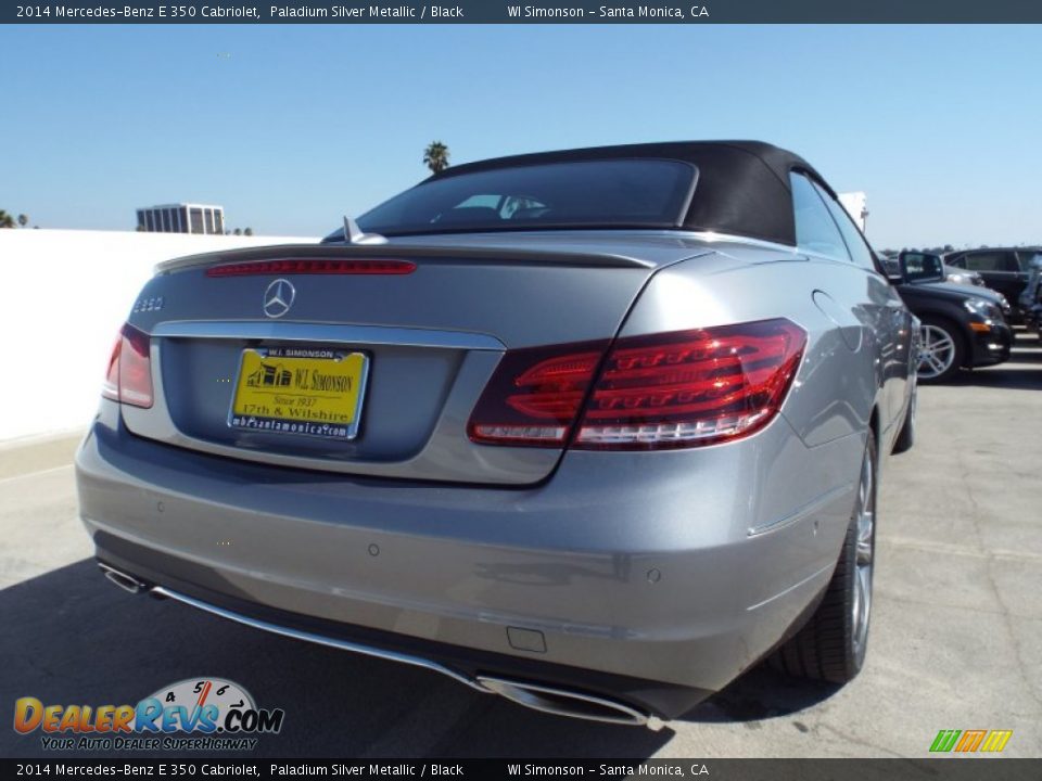 2014 Mercedes-Benz E 350 Cabriolet Paladium Silver Metallic / Black Photo #8
