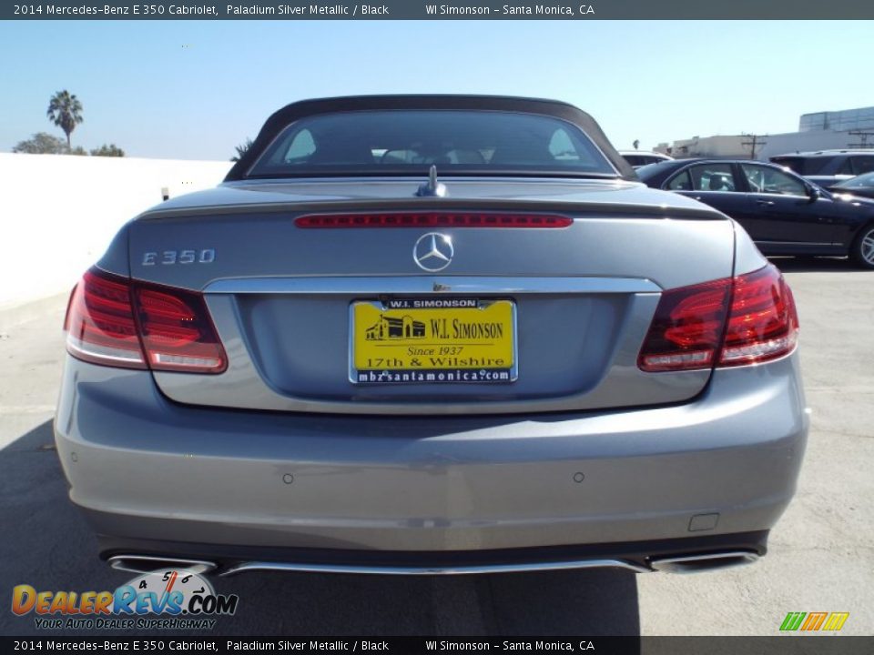 2014 Mercedes-Benz E 350 Cabriolet Paladium Silver Metallic / Black Photo #9