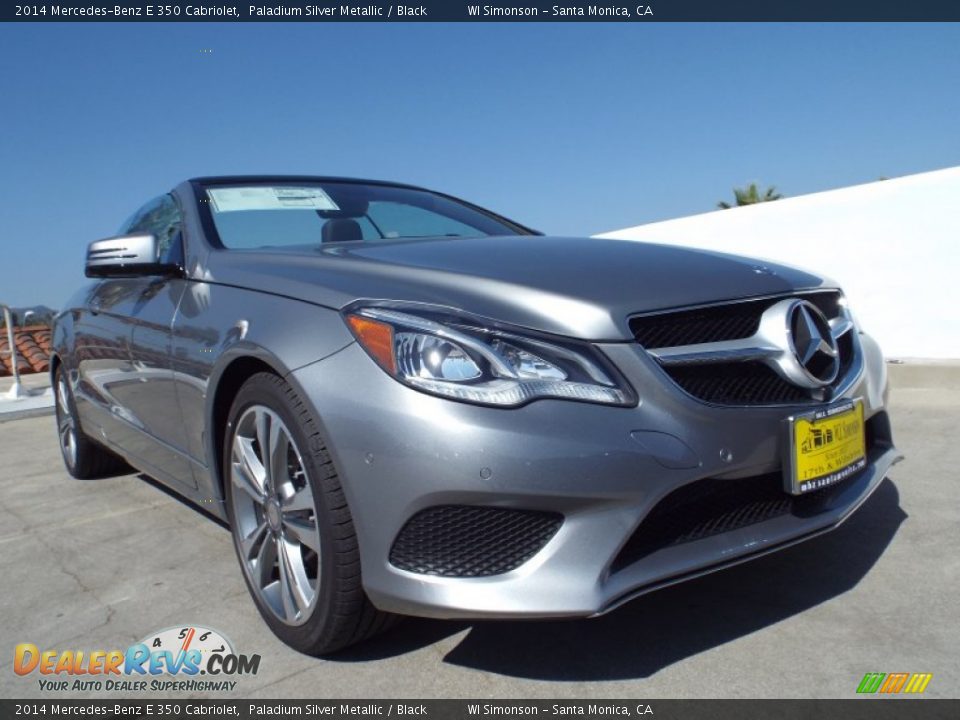 2014 Mercedes-Benz E 350 Cabriolet Paladium Silver Metallic / Black Photo #11