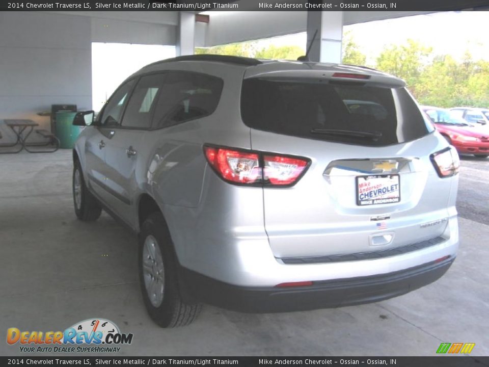 2014 Chevrolet Traverse LS Silver Ice Metallic / Dark Titanium/Light Titanium Photo #3