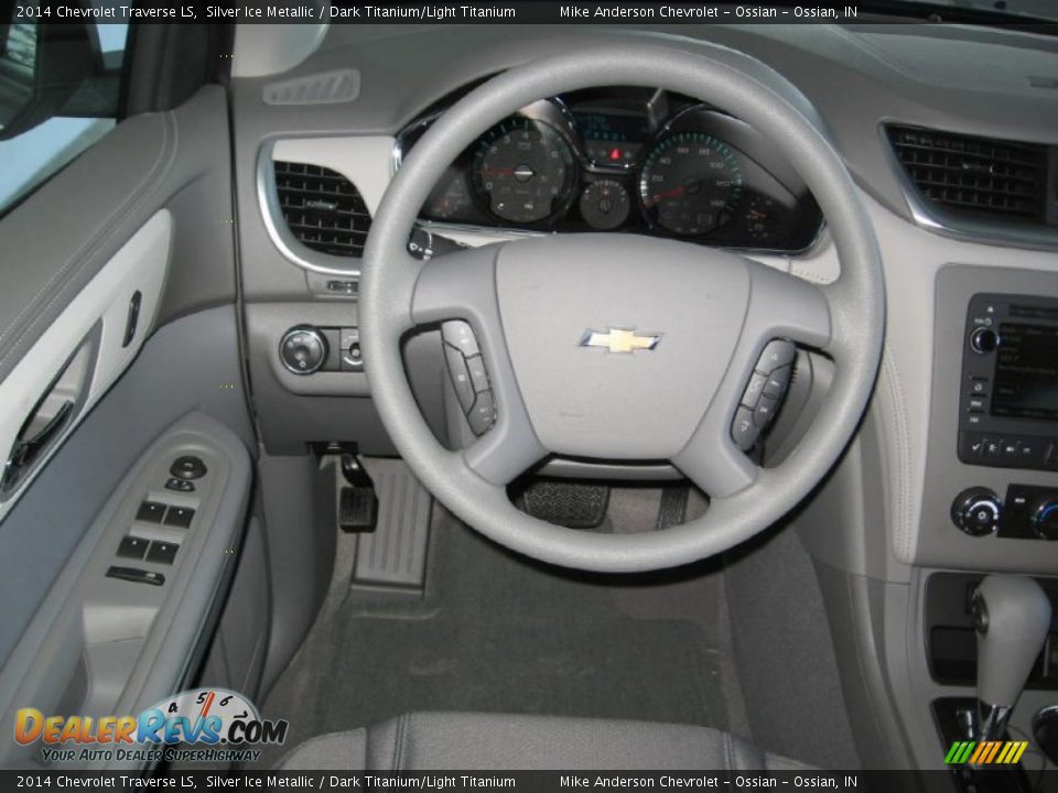2014 Chevrolet Traverse LS Silver Ice Metallic / Dark Titanium/Light Titanium Photo #4