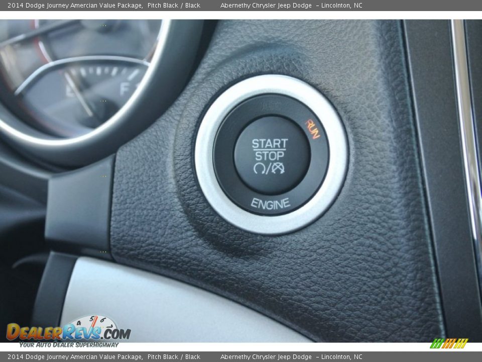 2014 Dodge Journey Amercian Value Package Pitch Black / Black Photo #11