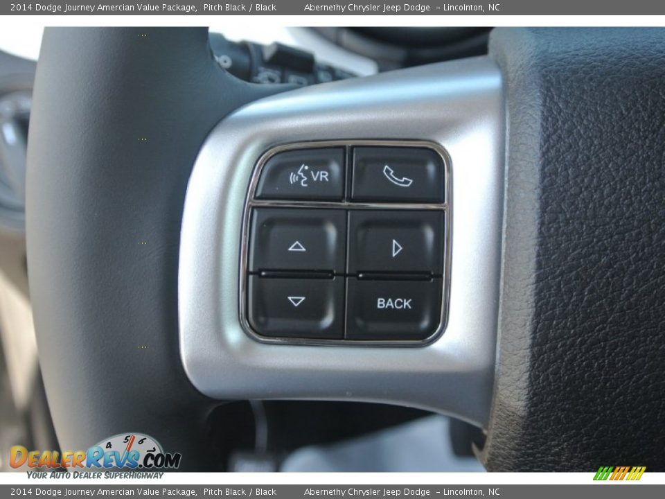 2014 Dodge Journey Amercian Value Package Pitch Black / Black Photo #12