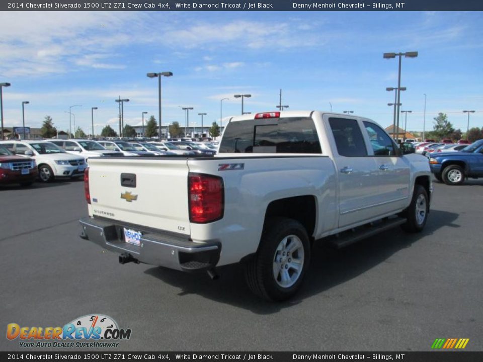 2014 Chevrolet Silverado 1500 LTZ Z71 Crew Cab 4x4 White Diamond Tricoat / Jet Black Photo #5