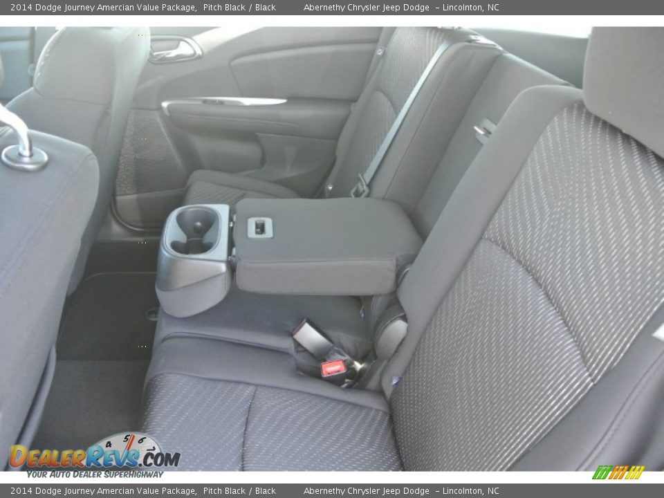 2014 Dodge Journey Amercian Value Package Pitch Black / Black Photo #14
