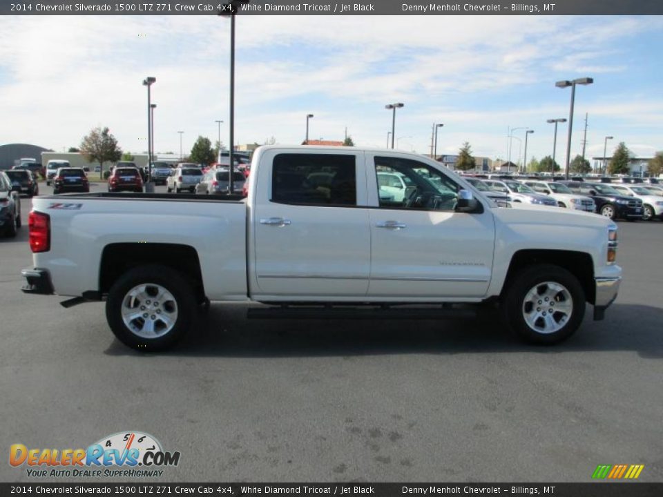 2014 Chevrolet Silverado 1500 LTZ Z71 Crew Cab 4x4 White Diamond Tricoat / Jet Black Photo #6