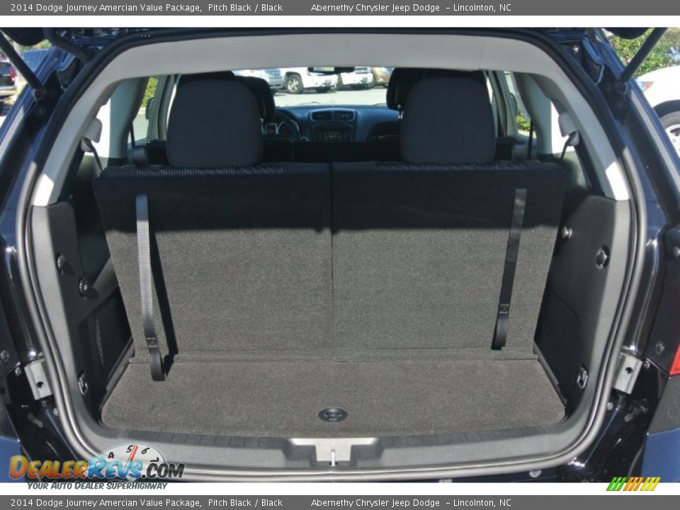 2014 Dodge Journey Amercian Value Package Pitch Black / Black Photo #15