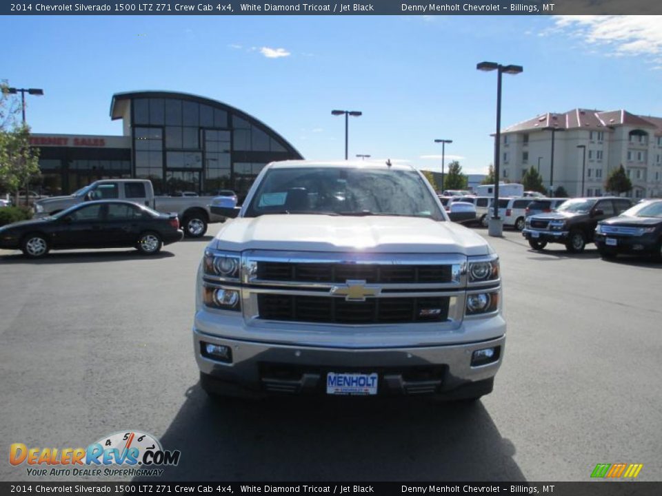 2014 Chevrolet Silverado 1500 LTZ Z71 Crew Cab 4x4 White Diamond Tricoat / Jet Black Photo #7